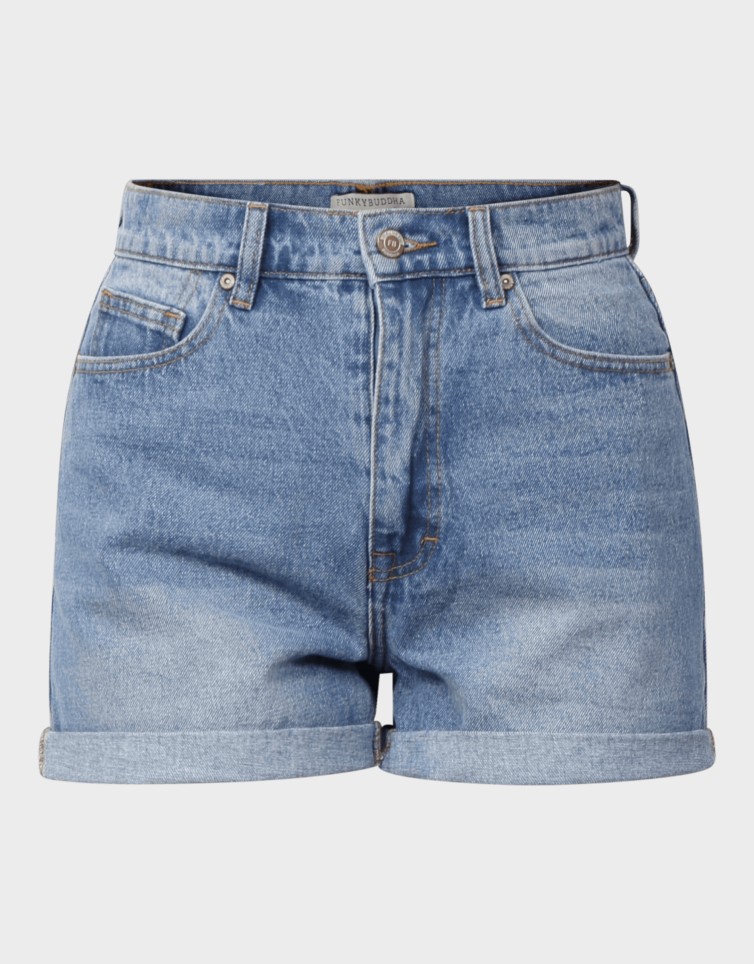 DENIM SHORTS