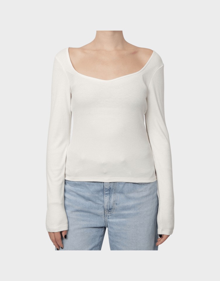 FAITH L/S HEART TOP