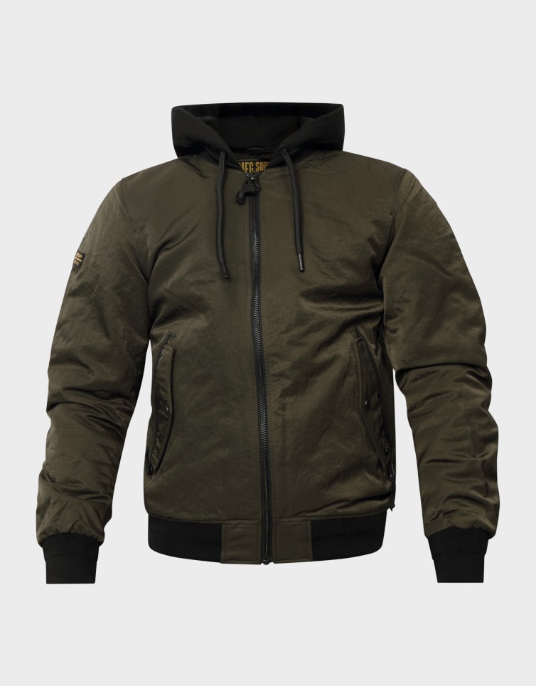 D1 OVIN MILITARY HOODED JACKET