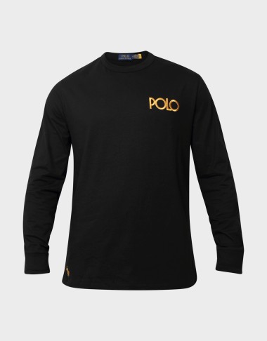 EMBROIDERED POLO L/S SHIRT