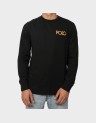 EMBROIDERED POLO L/S SHIRT
