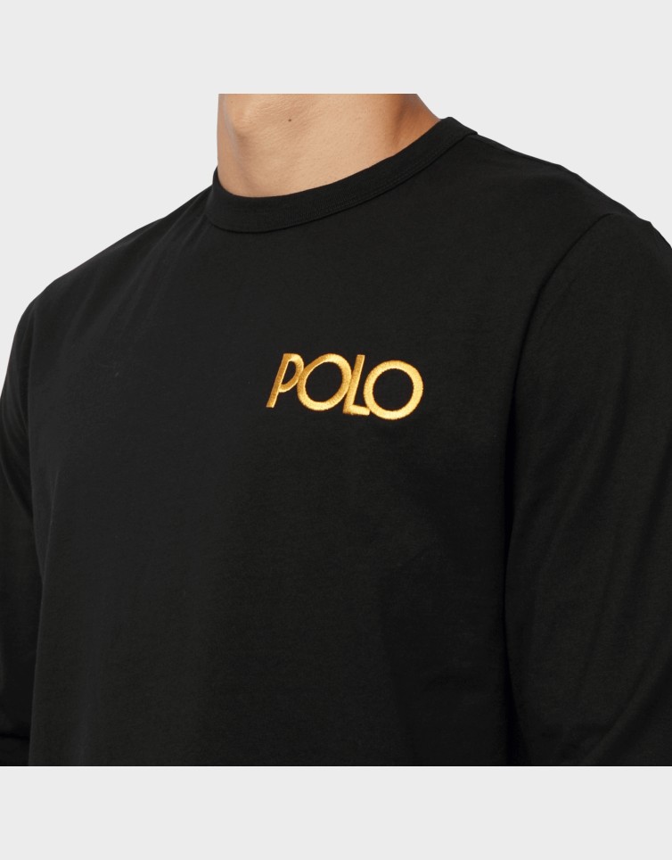 EMBROIDERED POLO L/S SHIRT