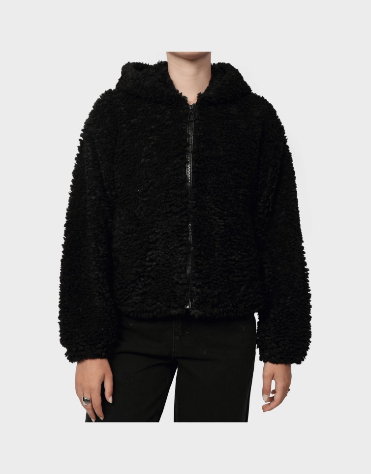 ELLIE SHERPA HOODED JACKET