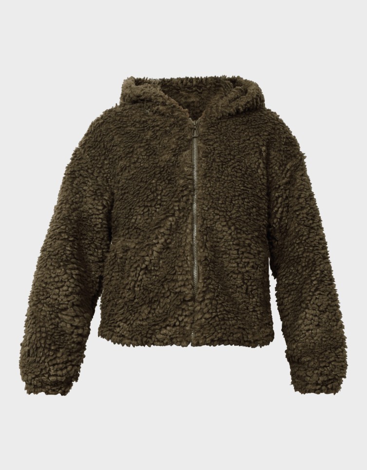 ELLIE SHERPA HOODED JACKET