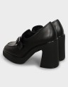 METALLIC BUCKLE LOAFER