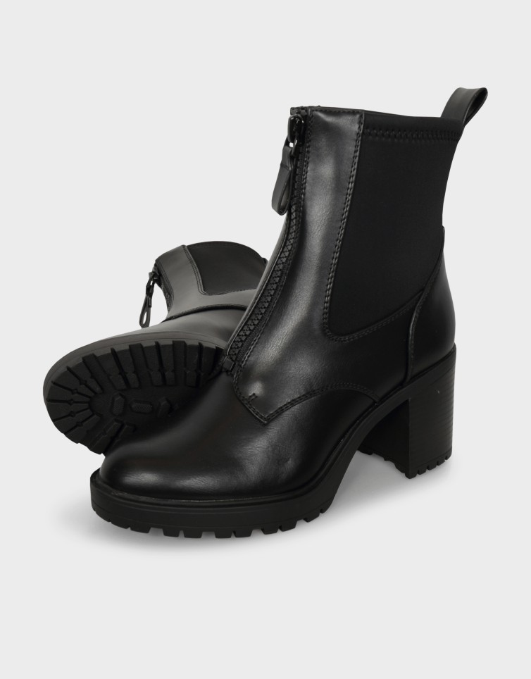BARBARA-21 PU FRONT ZIP