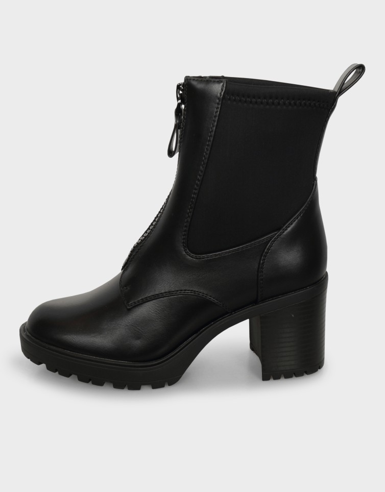 BARBARA-21 PU FRONT ZIP