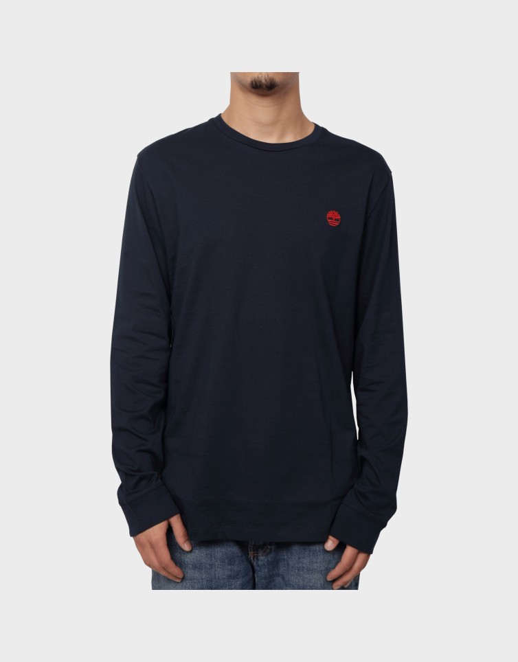 LS CHEST LOGO TEE