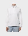 HOODED HALF ZIP FLEECE