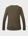 LONG SLEEVE JERSEY V NECK TOP
