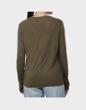 LONG SLEEVE JERSEY V NECK TOP