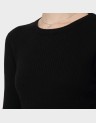 GOLD RIB LS O-NECK PULLOVER