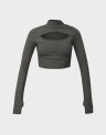 JXGIA STR LS CROP TEE