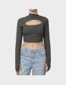 JXGIA STR LS CROP TEE