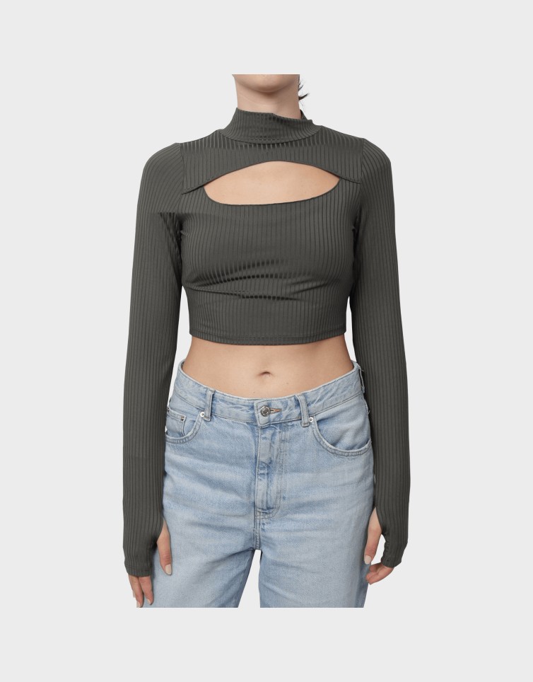 JXGIA STR LS CROP TEE
