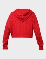 CENTER FLAG CABLE HOODIE