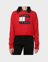 CENTER FLAG CABLE HOODIE