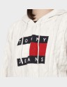 CENTER FLAG CABLE HOODIE