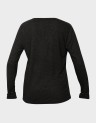 LONG SLEEVE JERSEY V NECK TOP