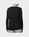 LONG SLEEVE JERSEY V NECK TOP