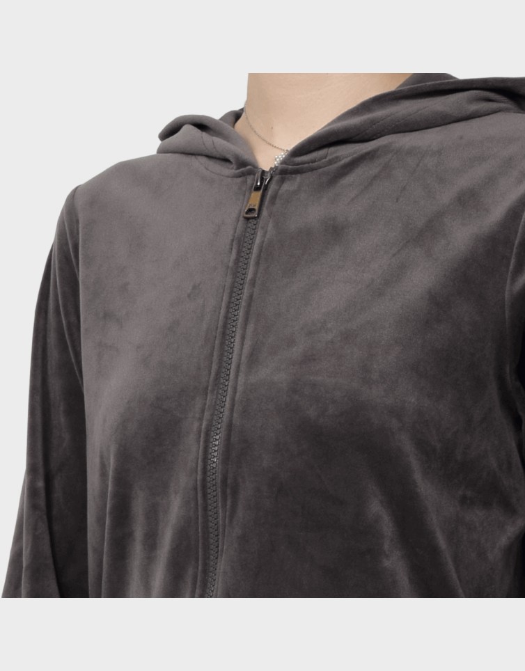 REBEL L/S ZIP HOOD