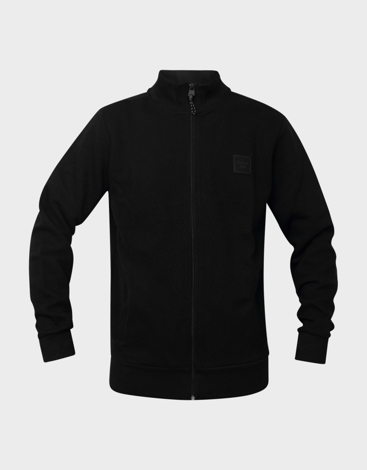 MEN SWEATER COLLAR ZIP