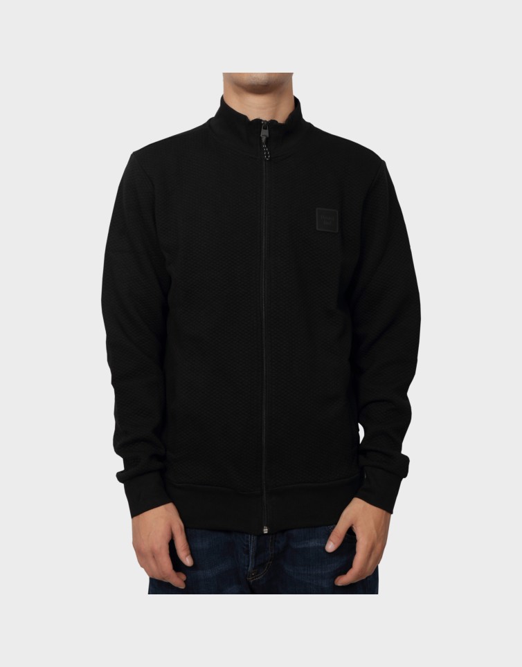 MEN SWEATER COLLAR ZIP