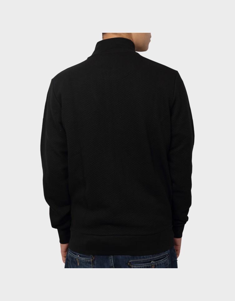 MEN SWEATER COLLAR ZIP