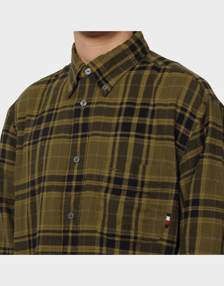 TONAL TARTAN SHIRT