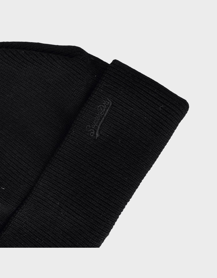 KNITTED LOGO BEANIE HAT
