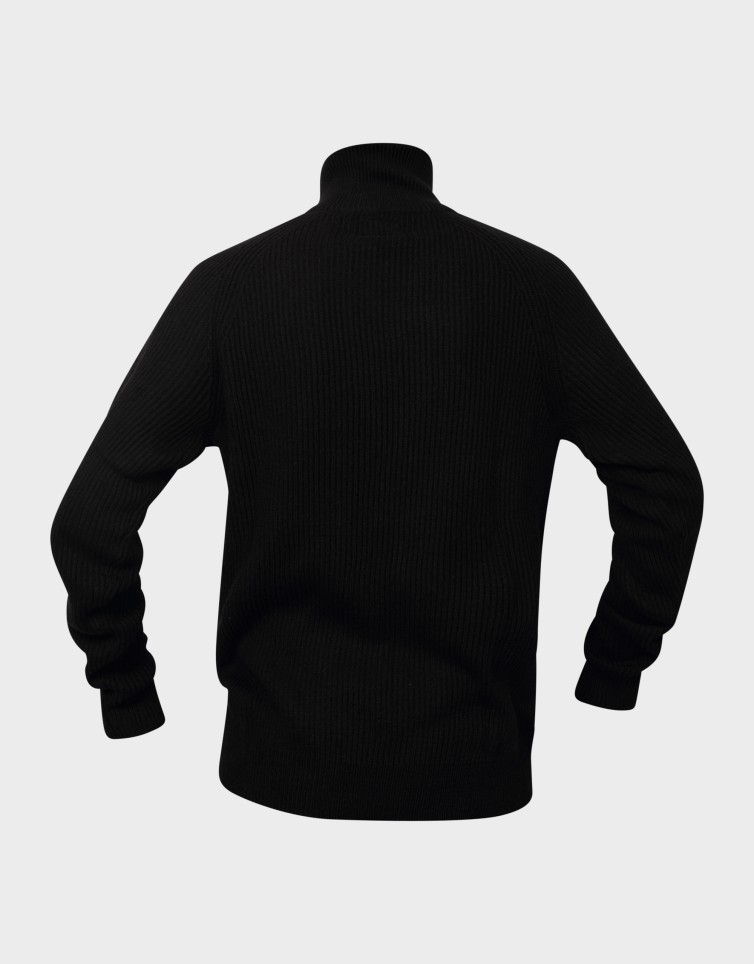 PANNEL KNIT HALF ZIP