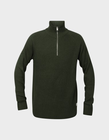 PANNEL KNIT HALF ZIP