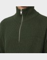 PANNEL KNIT HALF ZIP