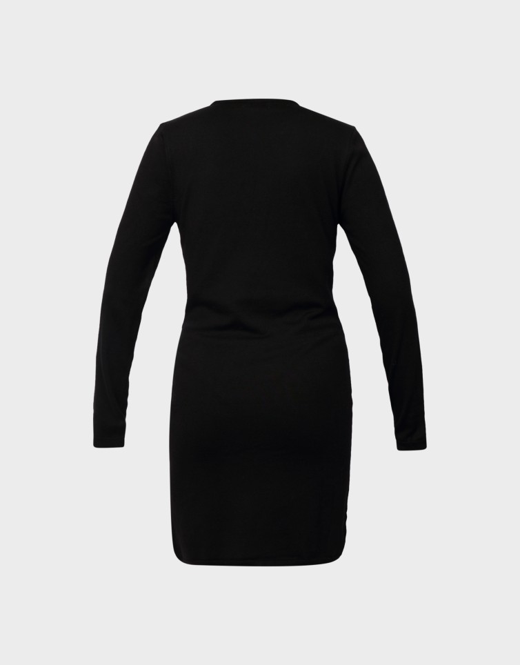 LILIAN LS DETAIL DRESS