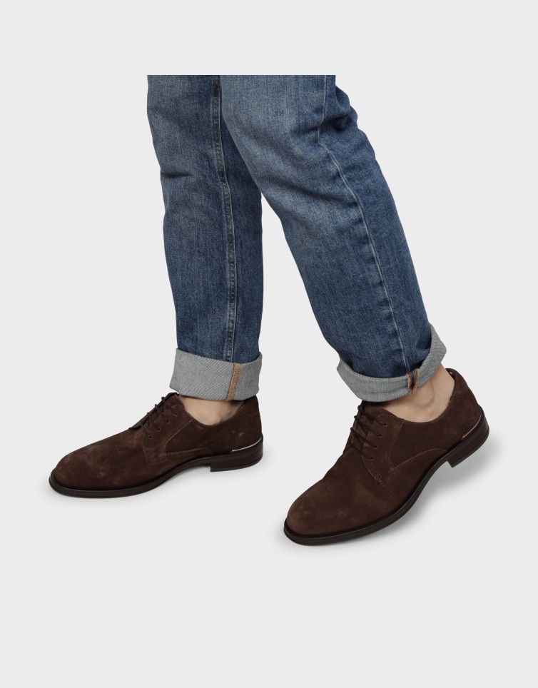 CORE RWB HILFIGER SUEDE SHOE