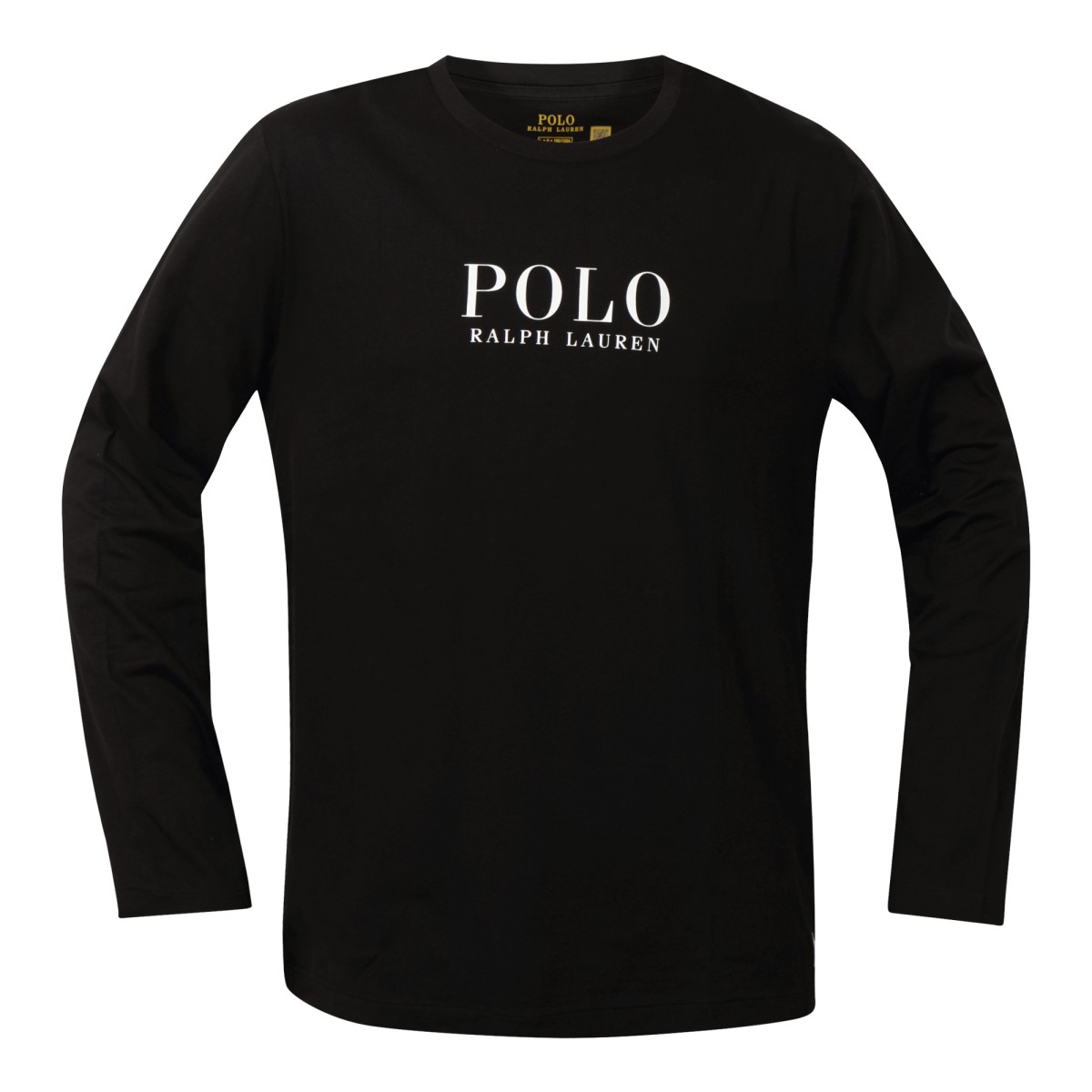 Polo Ralph Lauren LS CREW SLEEP TOP Μαύρο