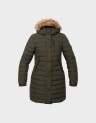 FUJI HOODED MID LENGTH PUFFER