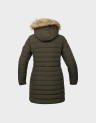 FUJI HOODED MID LENGTH PUFFER