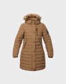 FUJI HOODED MID LENGTH PUFFER