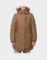 FUJI HOODED MID LENGTH PUFFER