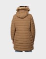FUJI HOODED MID LENGTH PUFFER