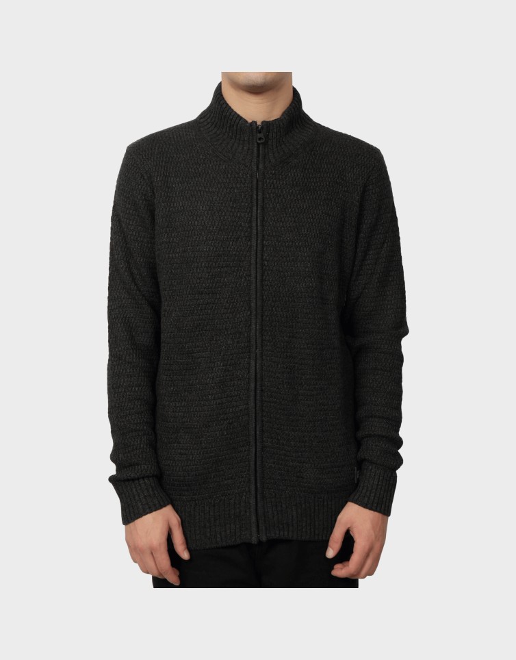 FUNKY ZIP CARDIGAN