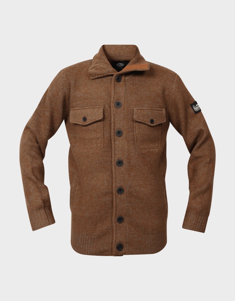 KNITWEAR COLLAR CARDIGAN