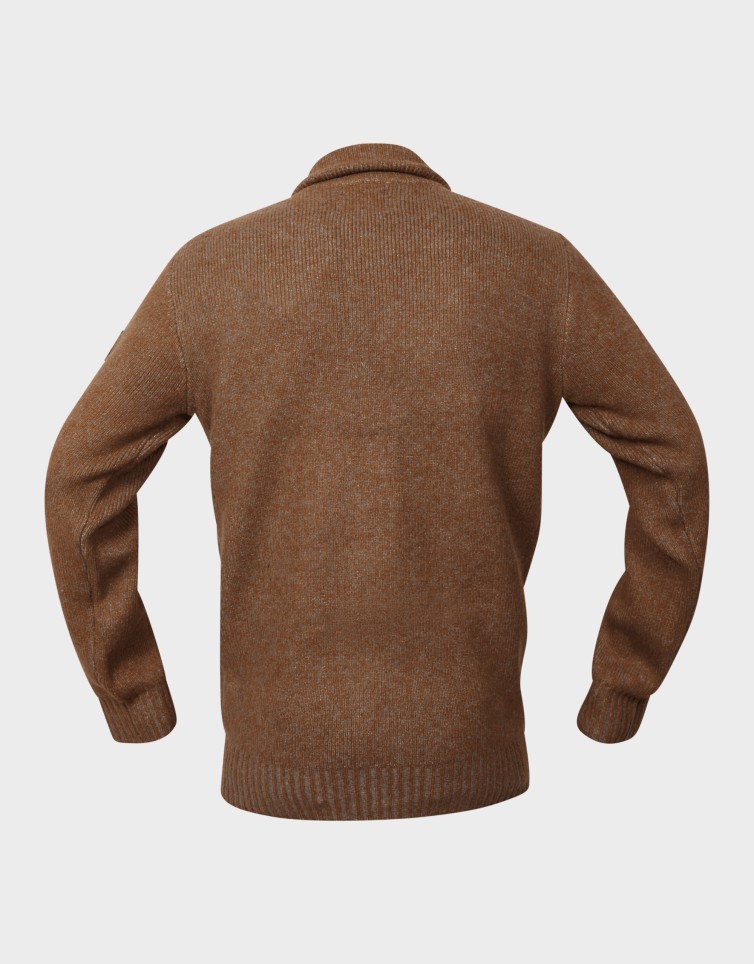 KNITWEAR COLLAR CARDIGAN