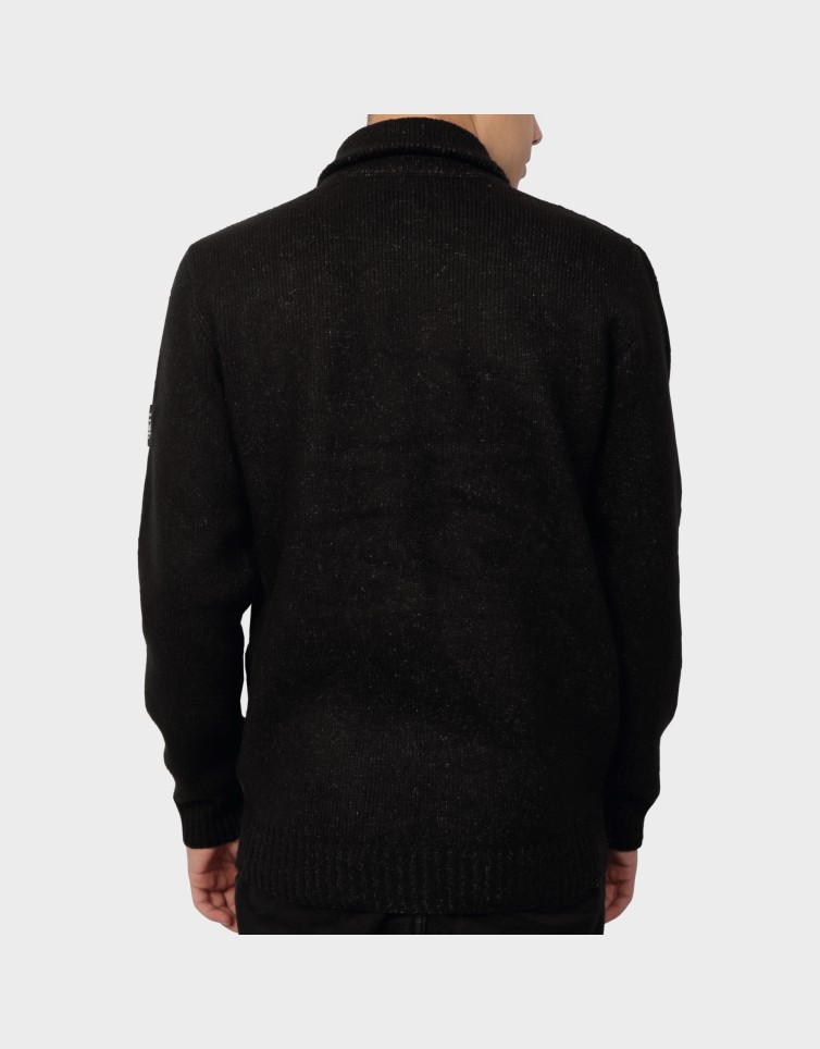 KNITWEAR COLLAR CARDIGAN