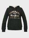 OVIN LUXE METALLIC LOGO HOODIE