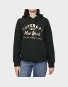 OVIN LUXE METALLIC LOGO HOODIE