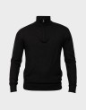 KNIT HALF ZIP BLOUSE