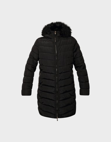 ELLAN QUILTED HOOD FUR