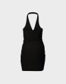 HALTERNECK RIB BODYCON
